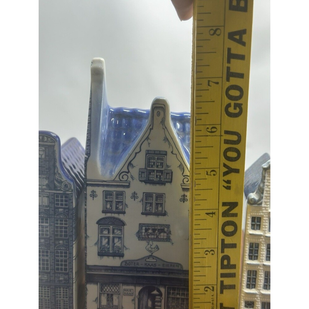 Blue Delft Miniature Houses Holland 3 Separate Empty - Picture 2 of 3